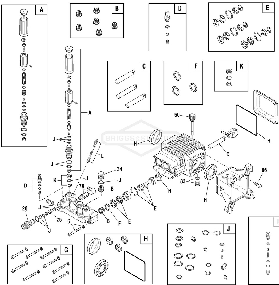 708161 pump repair parts 